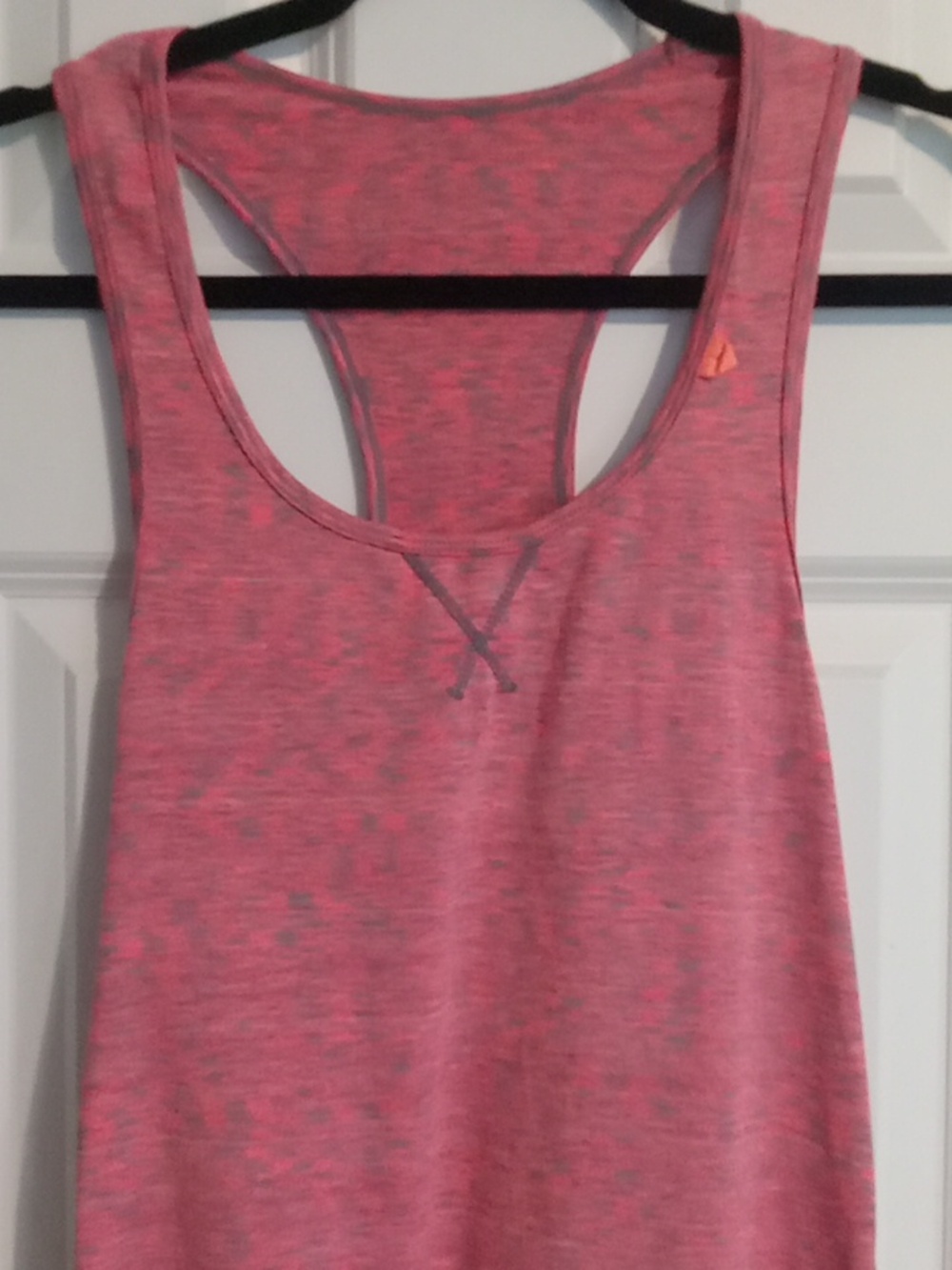 Athleta Heathered Pink Racerback Tank - Picture 2 of 4